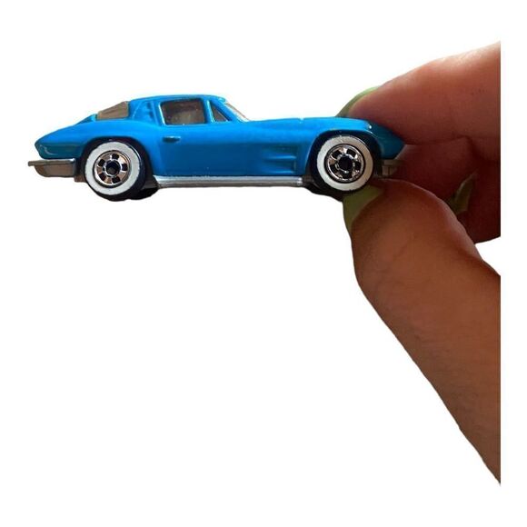 Hot Wheels Cars Vintage 1979 Corvette Stingray Blue Car Malaysia Loose, Mattel - Picture 2 of 4